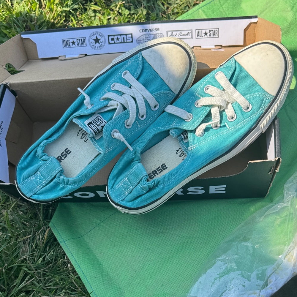 Converse Aqua Sneakers, Size 9.5